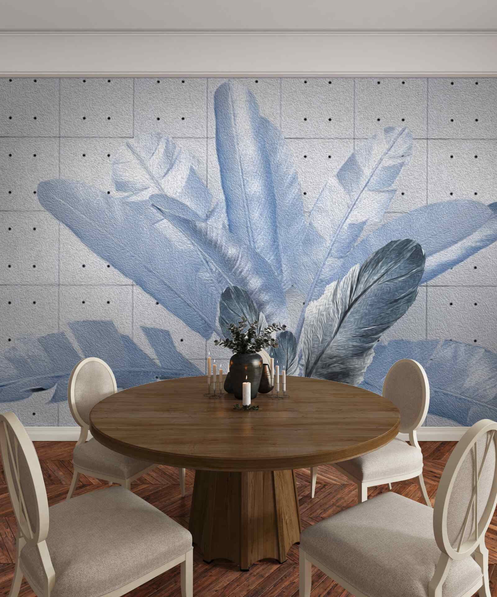 Fototapeta kształty różnych piór