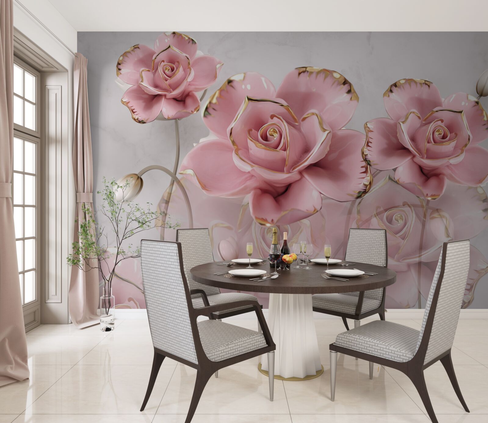 Fototapeta delikatnie otwierające pąki