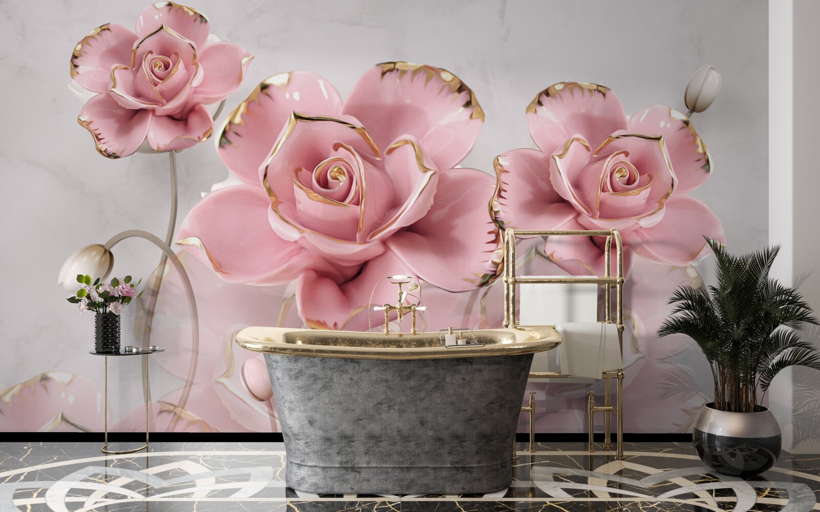 Fototapeta delikatnie otwierające pąki