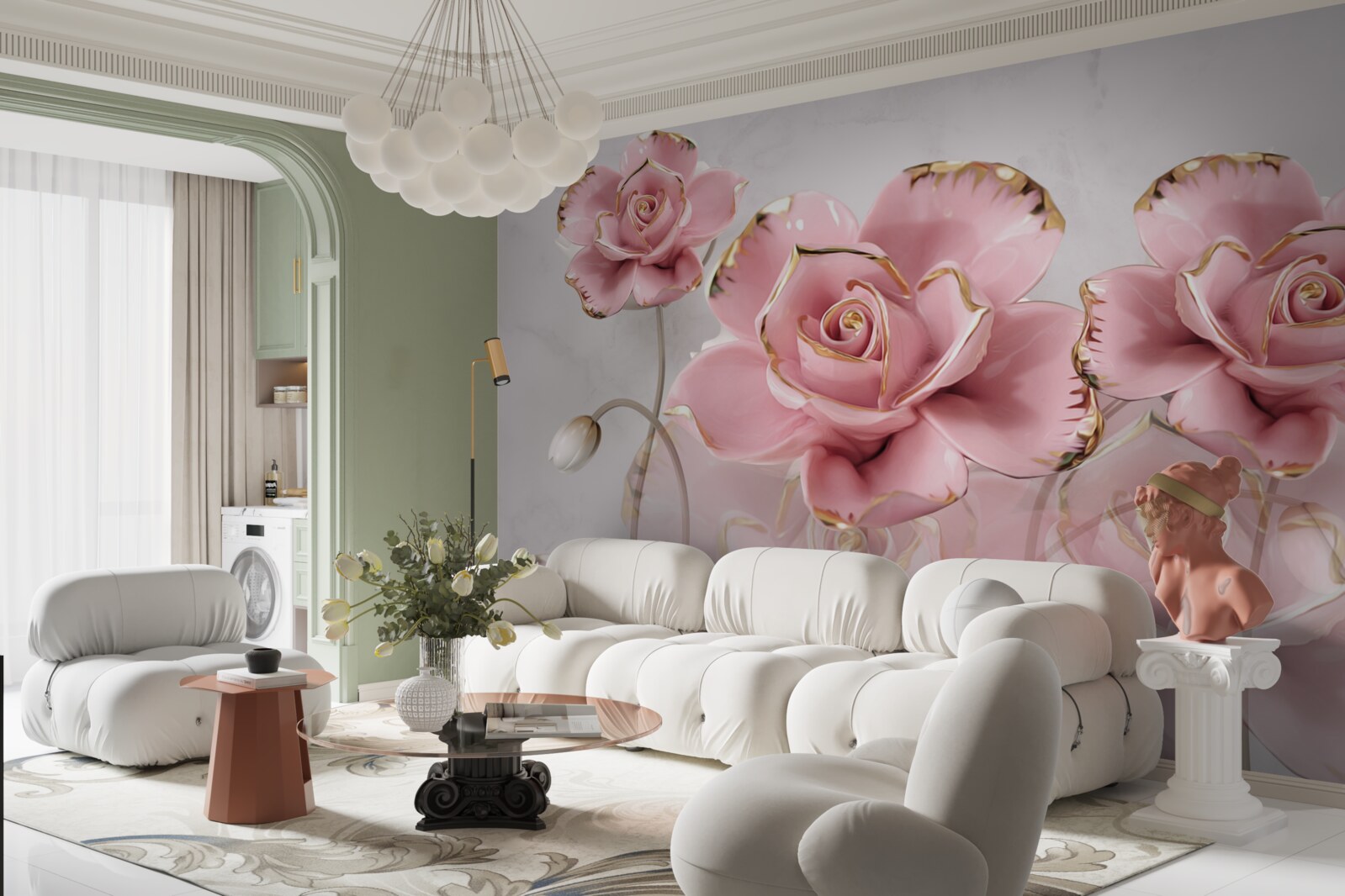 Fototapeta delikatnie otwierające pąki