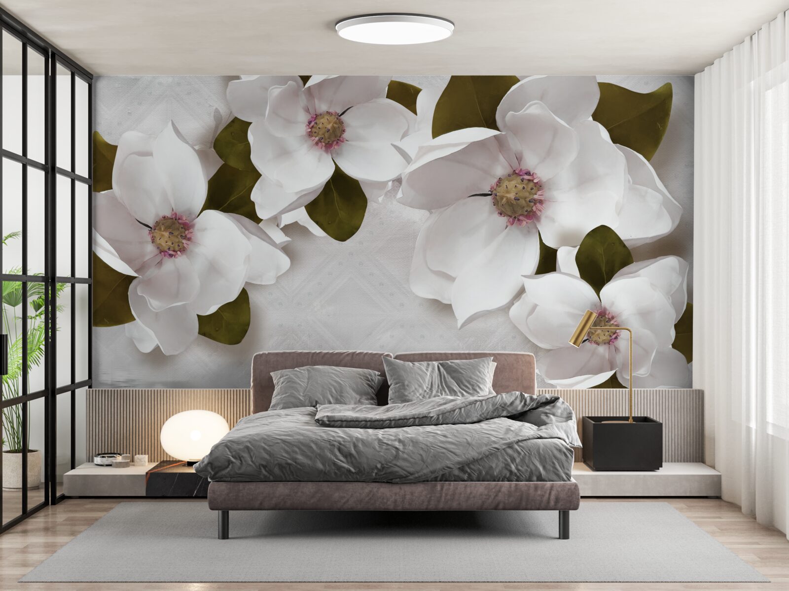 Fototapeta śnieżnobiałe hiacynty