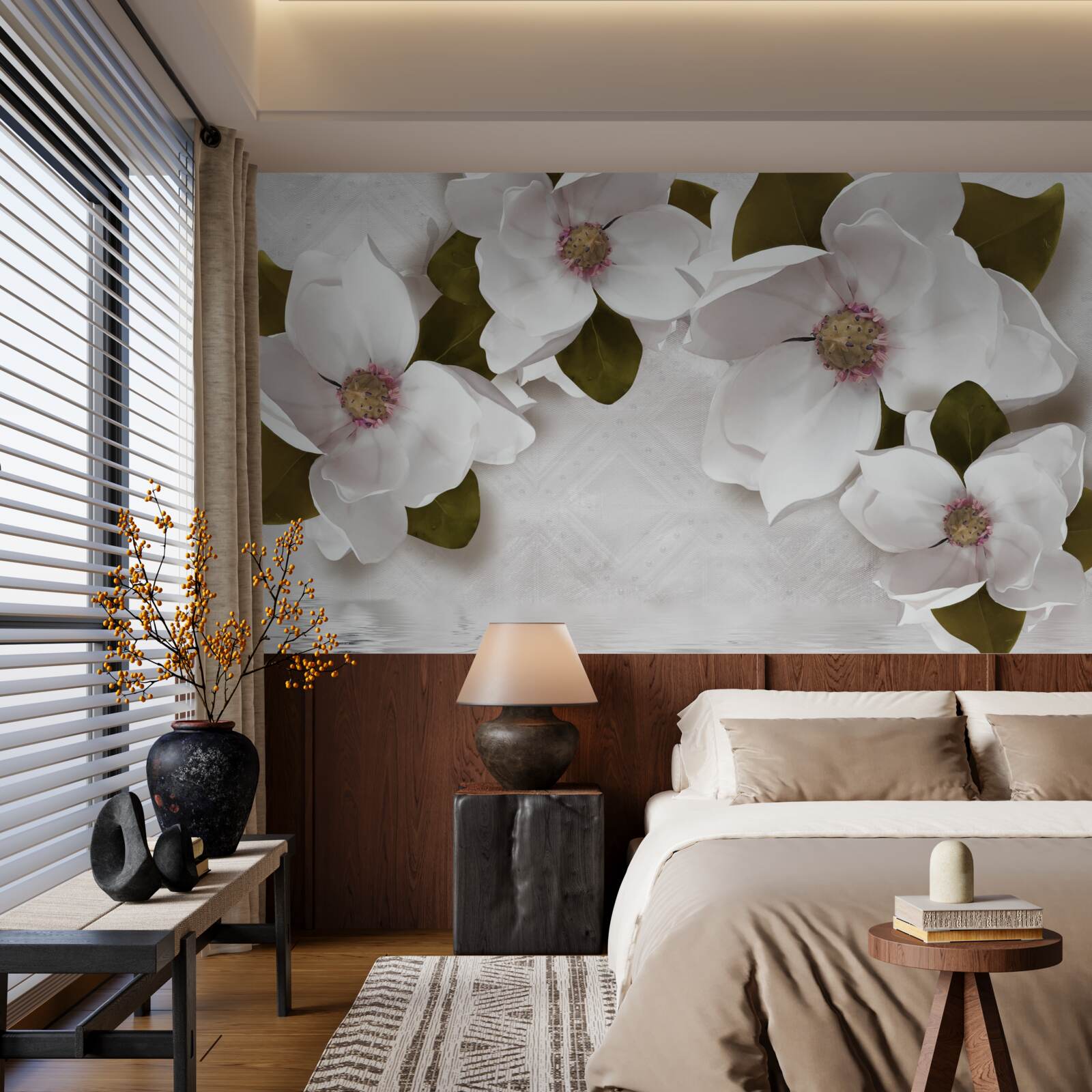 Fototapeta śnieżnobiałe hiacynty