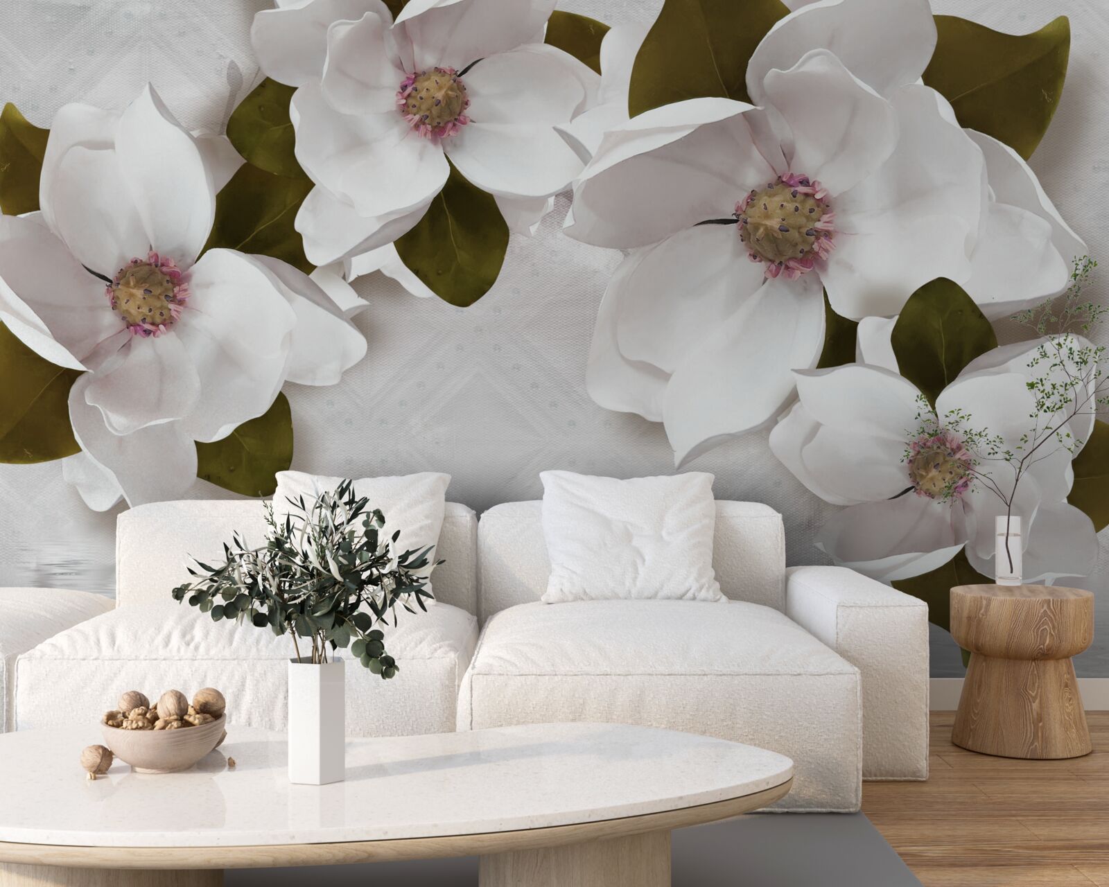 Fototapeta śnieżnobiałe hiacynty