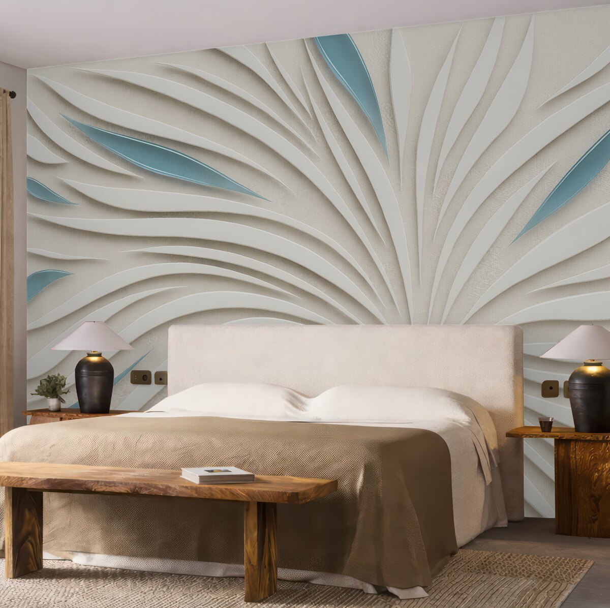 Fototapeta Podsumowanie kwiatu na materiale.