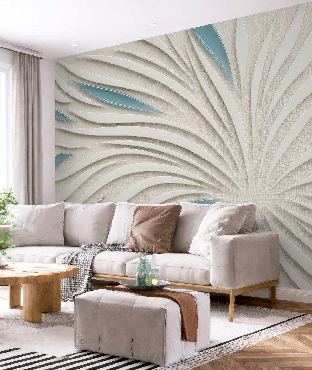 Fototapeta Podsumowanie kwiatu na materiale.