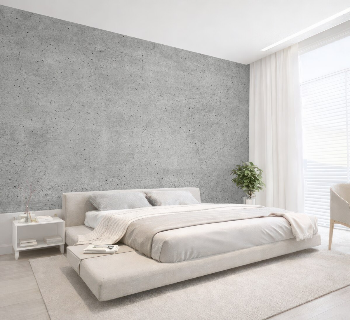 Fototapeta Szary, motyw z betonu.