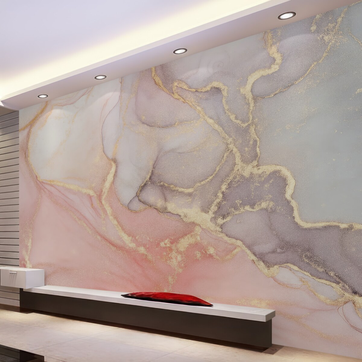 Fototapeta Różowy marmur