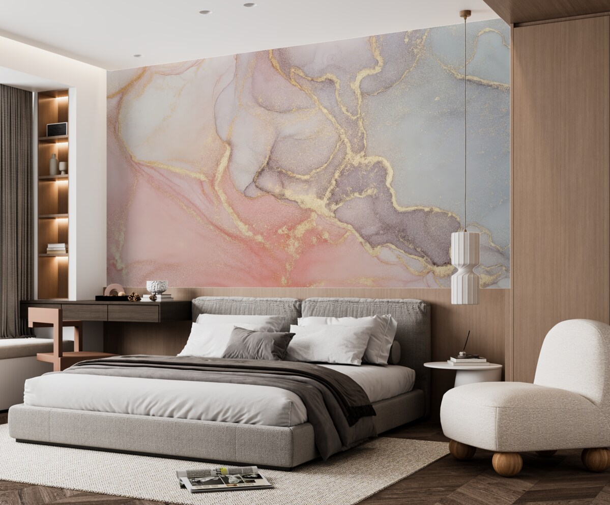 Fototapeta Różowy marmur