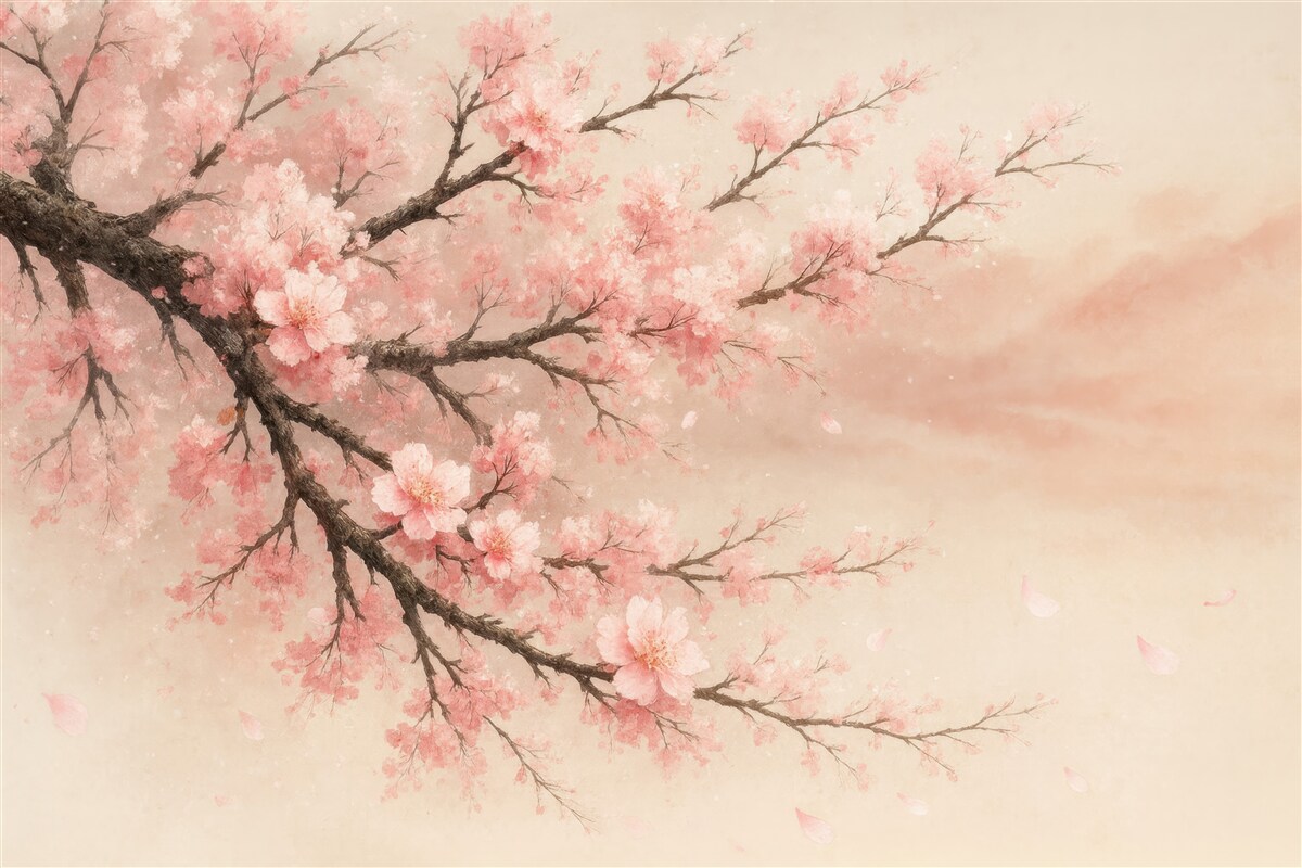 Fototapeta Kwiaty poruszające się w łagodnym wietrze.