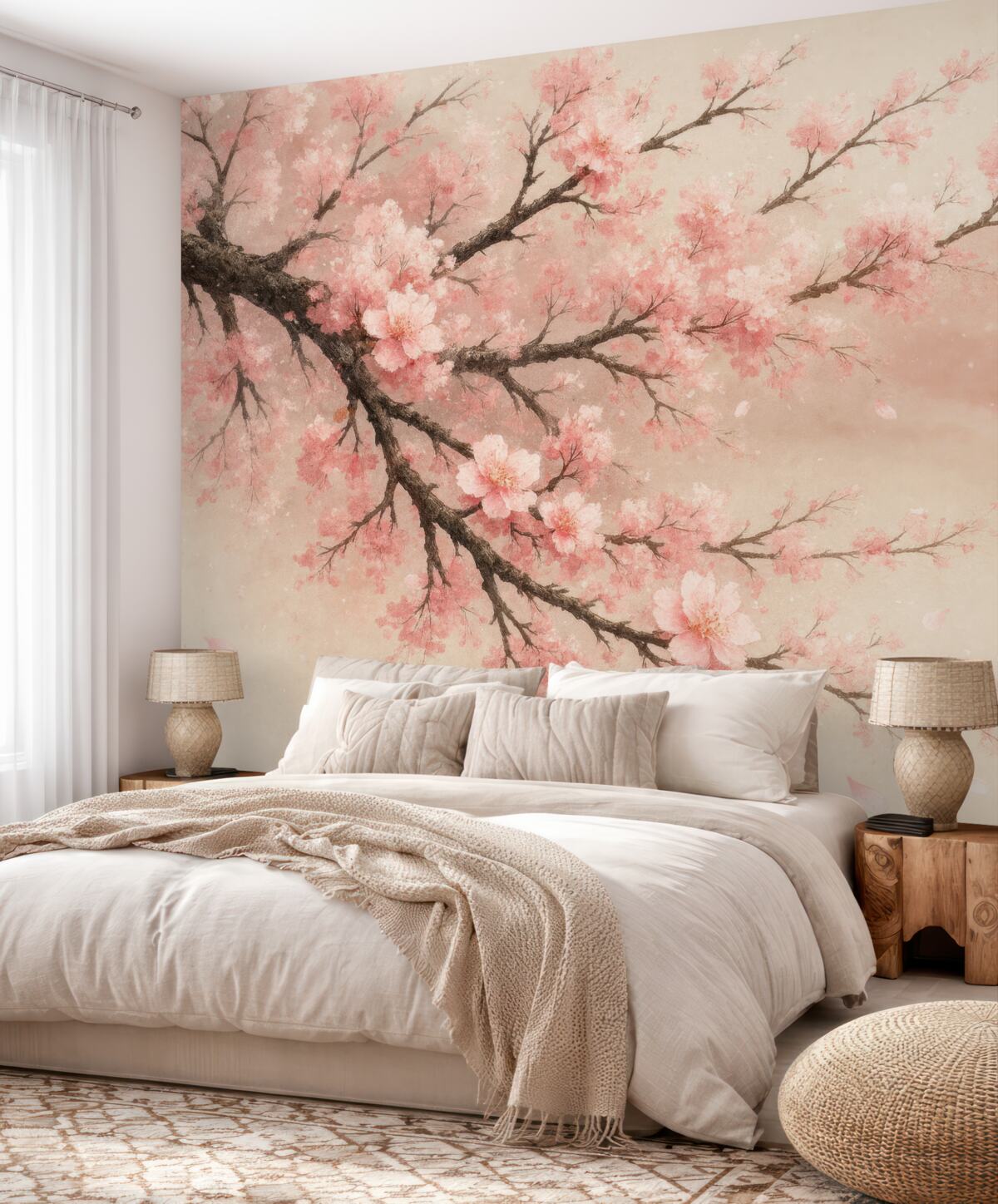 Fototapeta Kwiaty poruszające się w łagodnym wietrze.