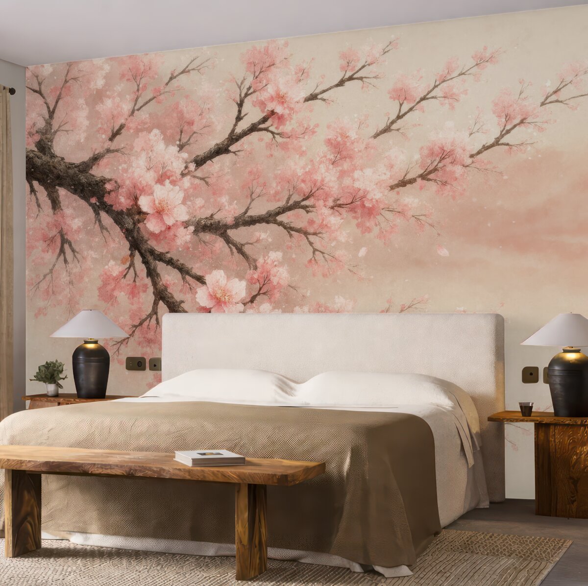 Fototapeta Kwiaty poruszające się w łagodnym wietrze.