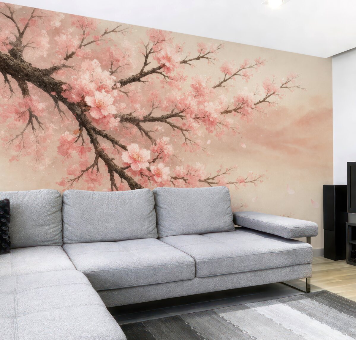 Fototapeta Kwiaty poruszające się w łagodnym wietrze.