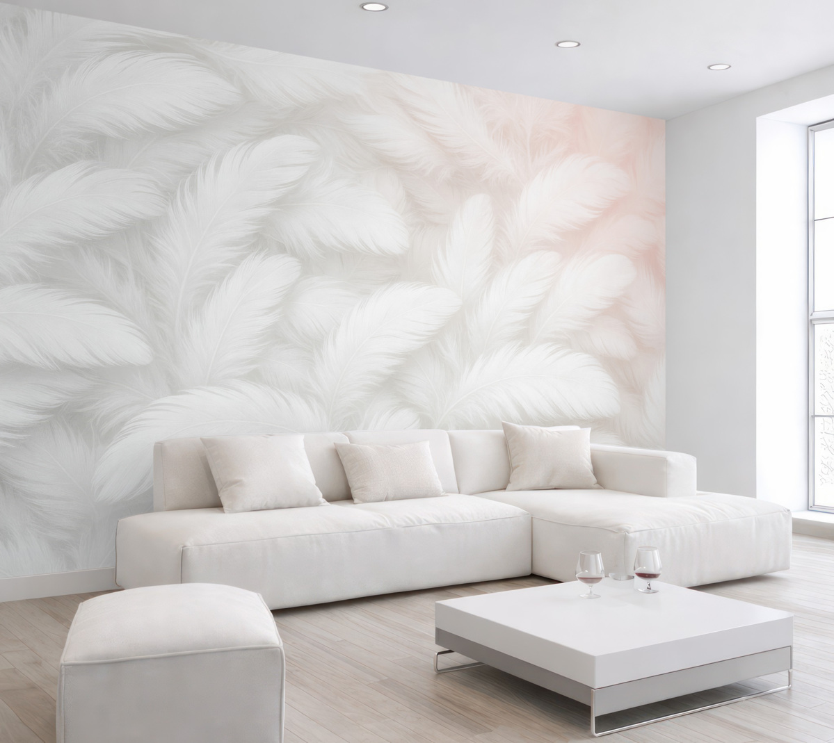 Fototapeta Miękkie faktury w subtelnych pastelowych tonach.