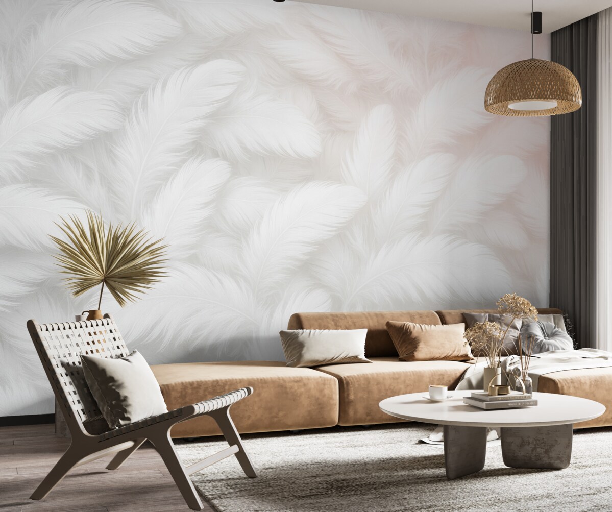 Fototapeta Miękkie faktury w subtelnych pastelowych tonach.