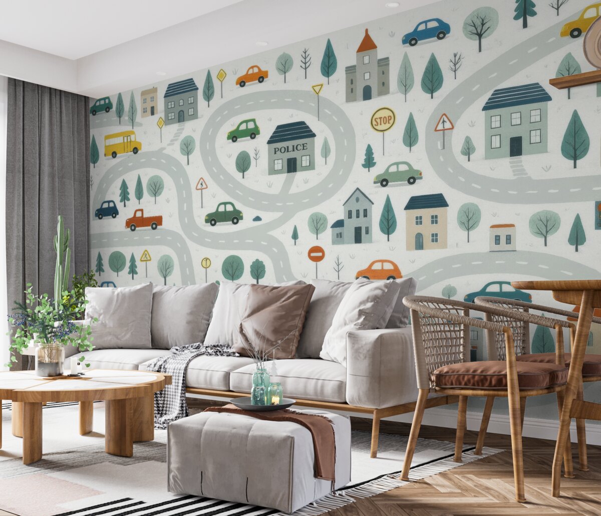 Fototapeta Zespół aut.