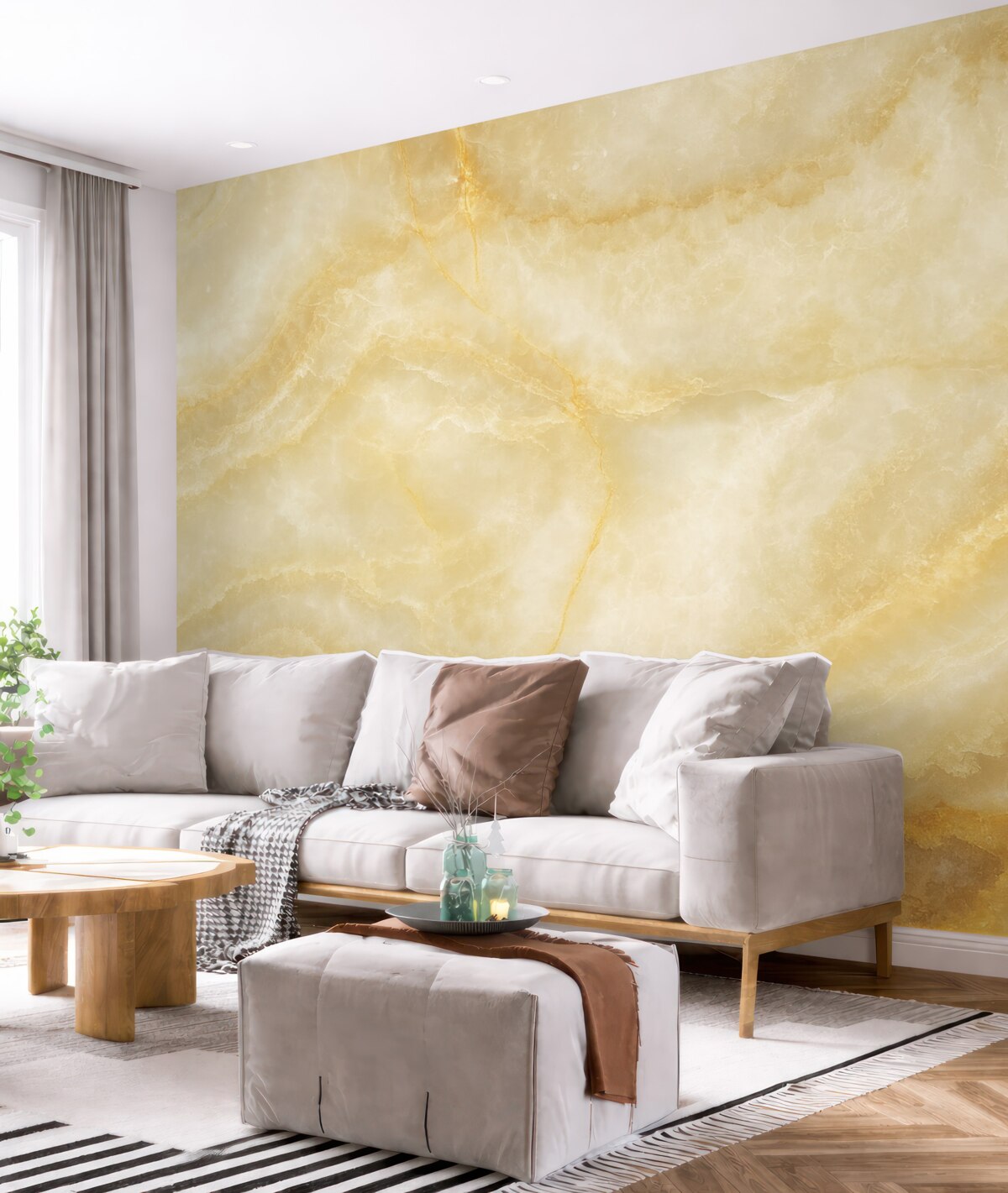 Fototapeta Beżowy kamień marmurowy.