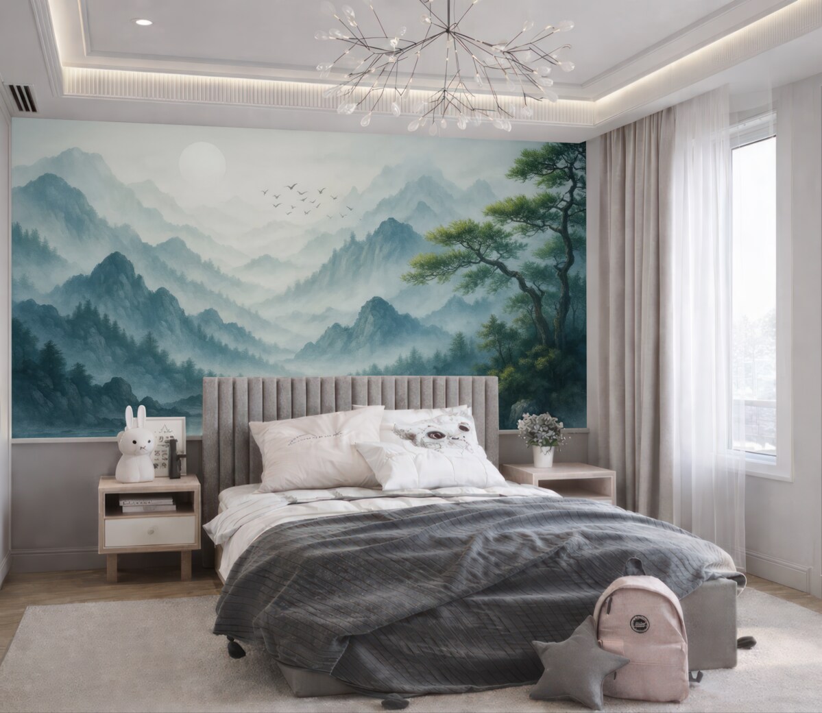 Fototapeta Góry otulone mgłą.