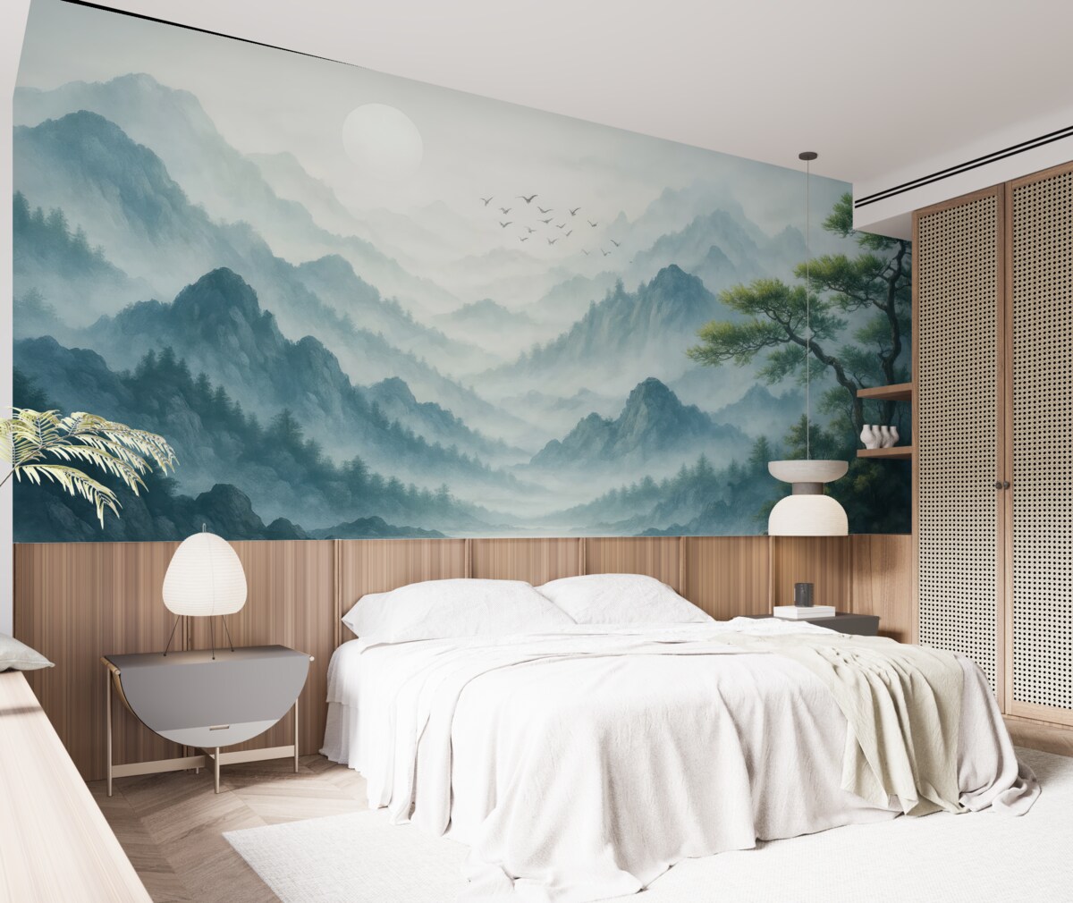 Fototapeta Góry otulone mgłą.