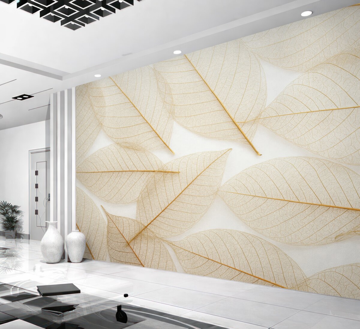 Fototapeta Przezroczyste liście.