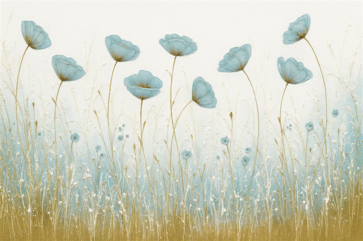 Fototapeta Maki. Farby na bazie oleju.