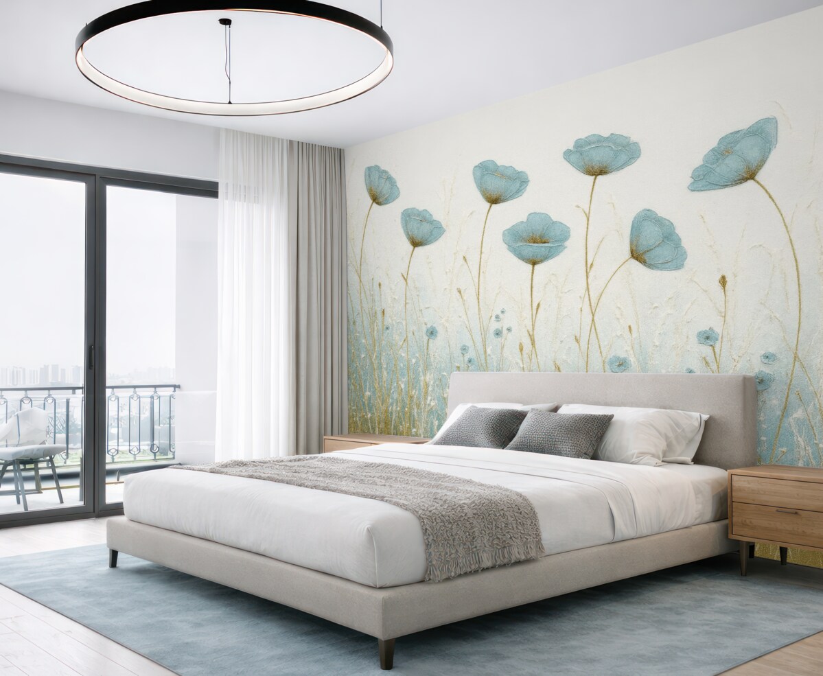 Fototapeta Maki. Farby na bazie oleju.