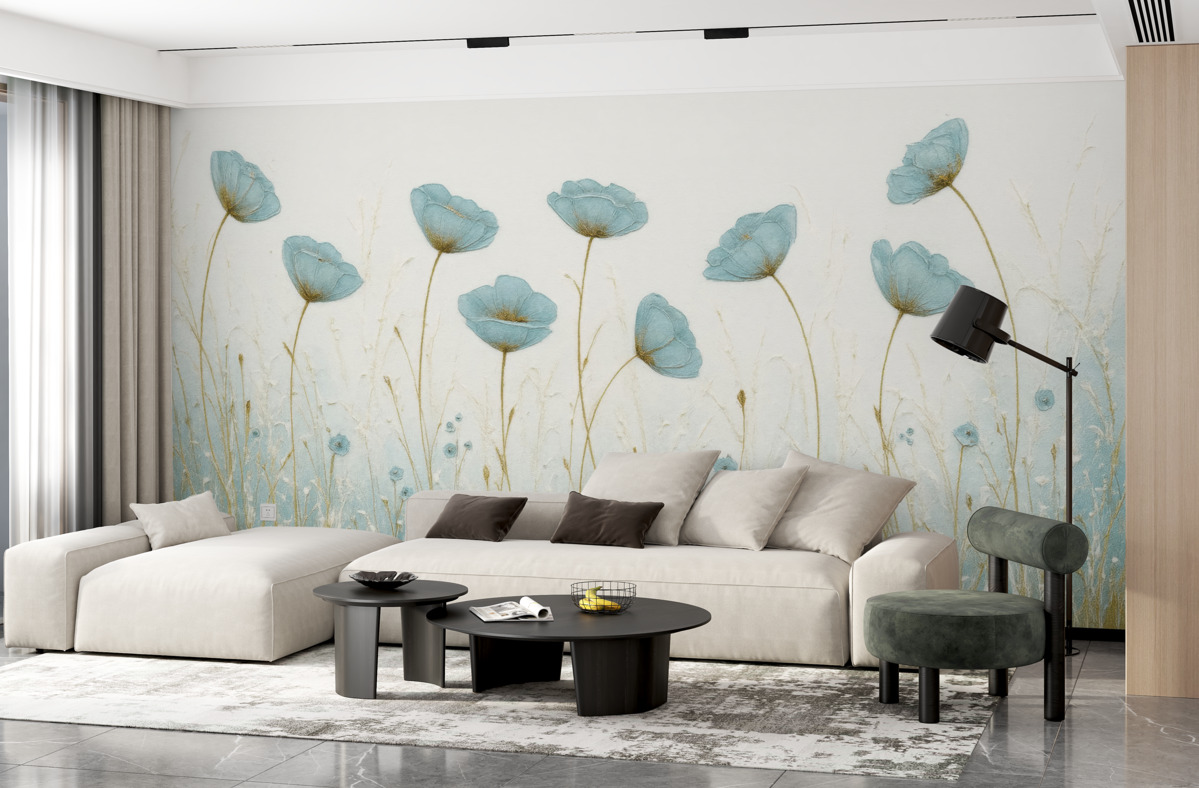 Fototapeta Maki. Farby na bazie oleju.