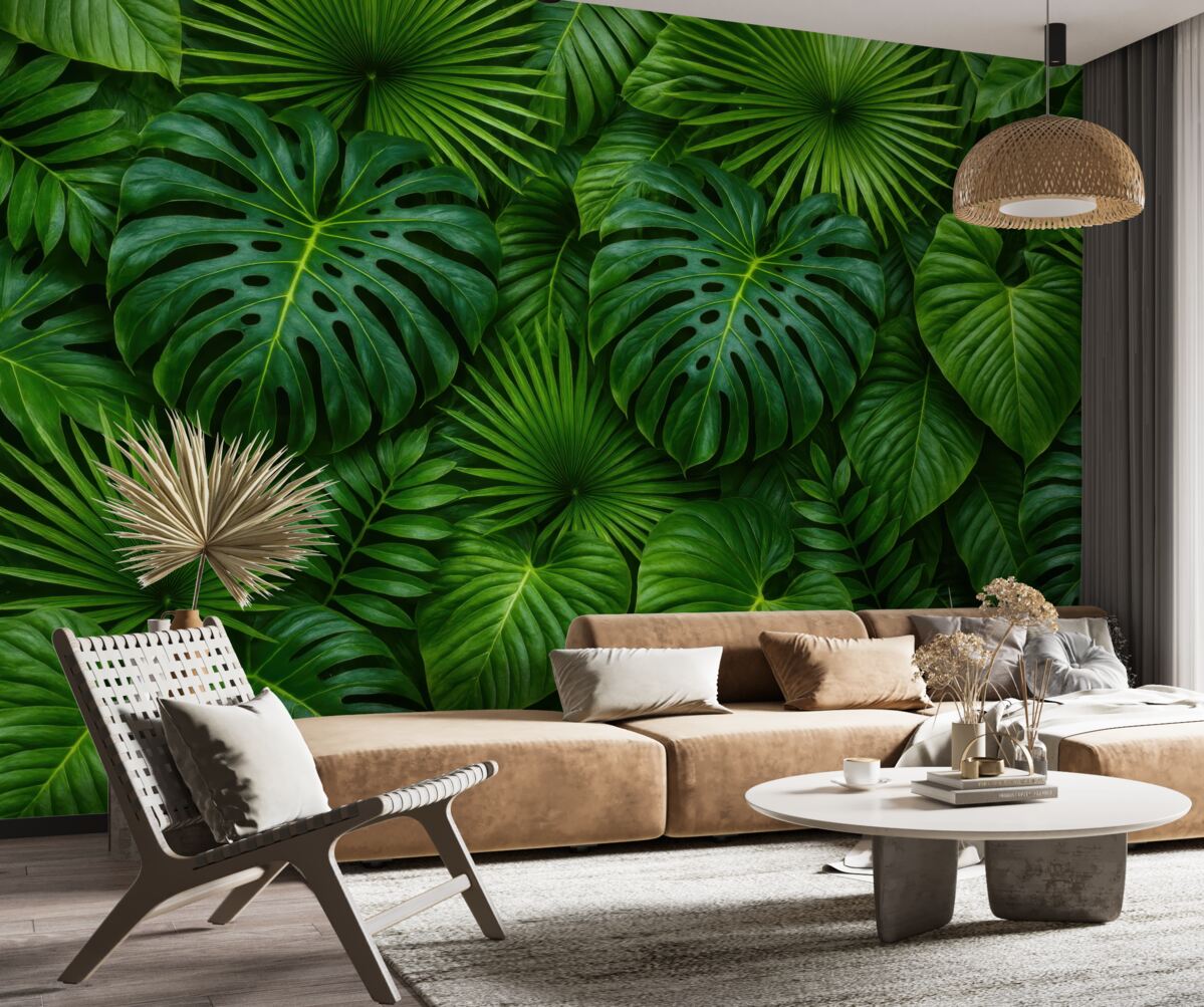 Fototapeta Tropikalne rośliny zielone