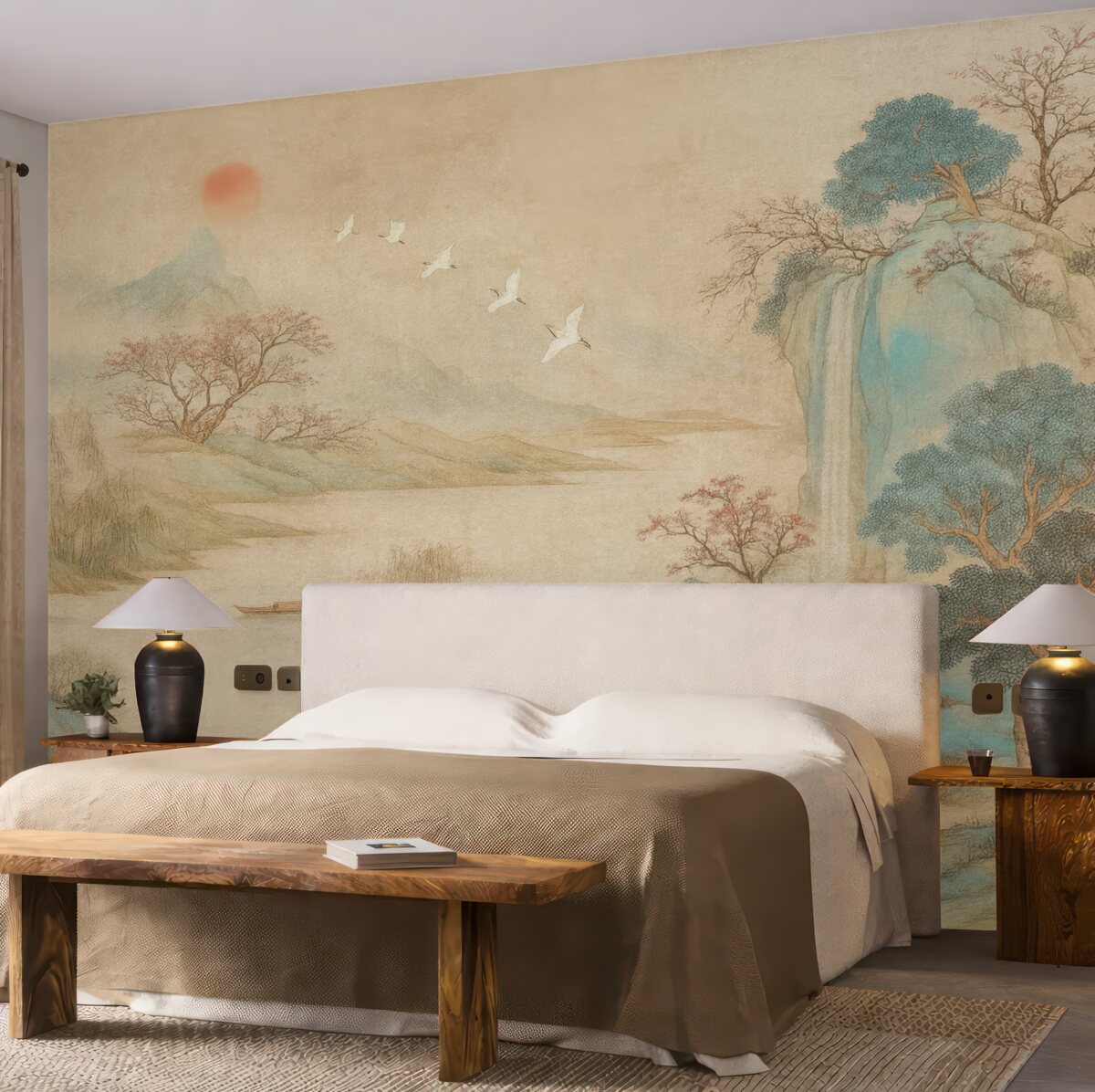 Fototapeta Pejzaż w chińskim stylu.