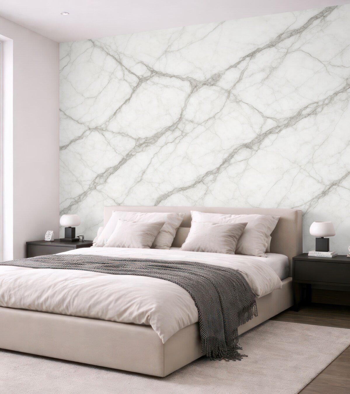 Fototapeta Marmur w kolorze białym.