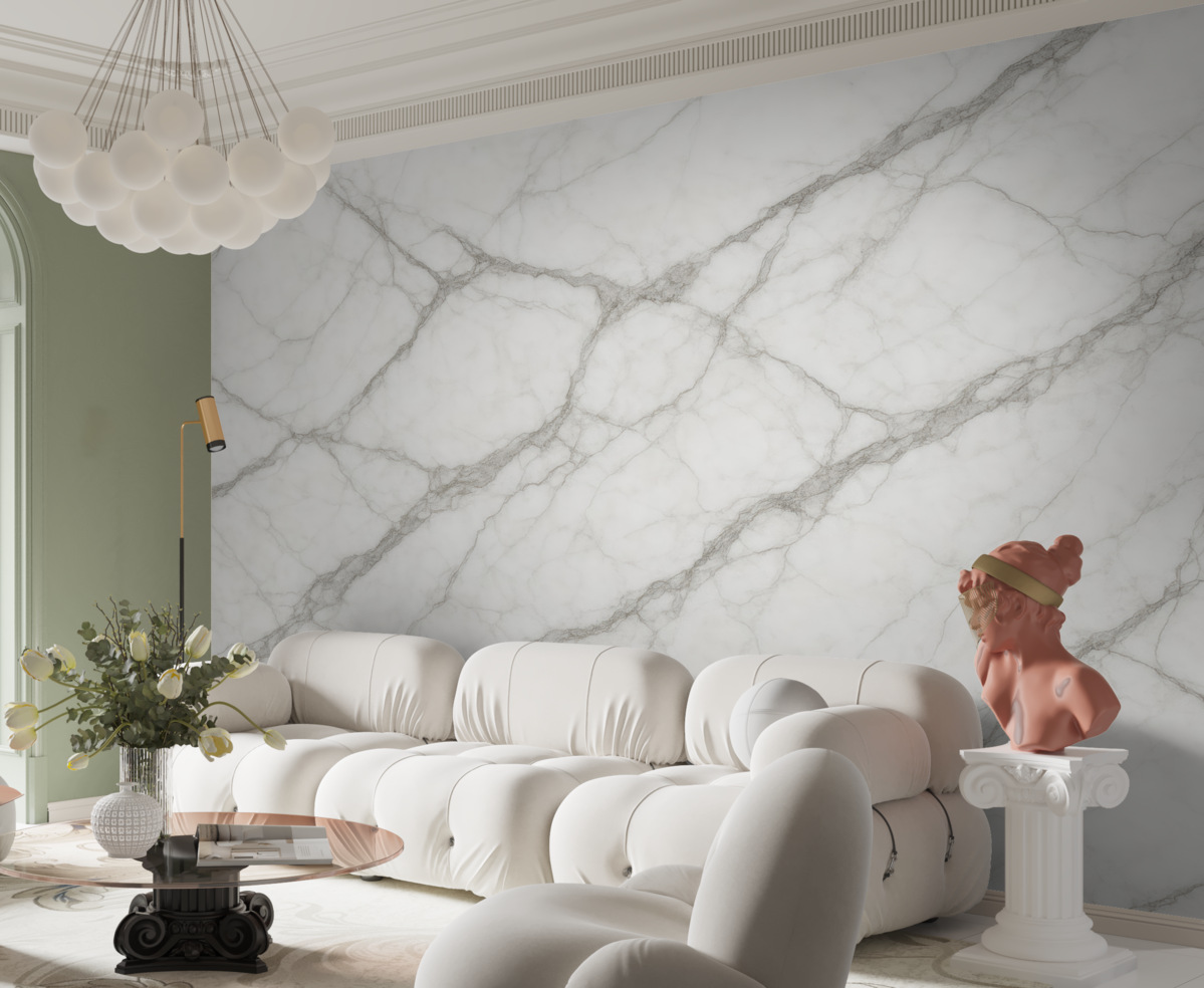 Fototapeta Marmur w kolorze białym.