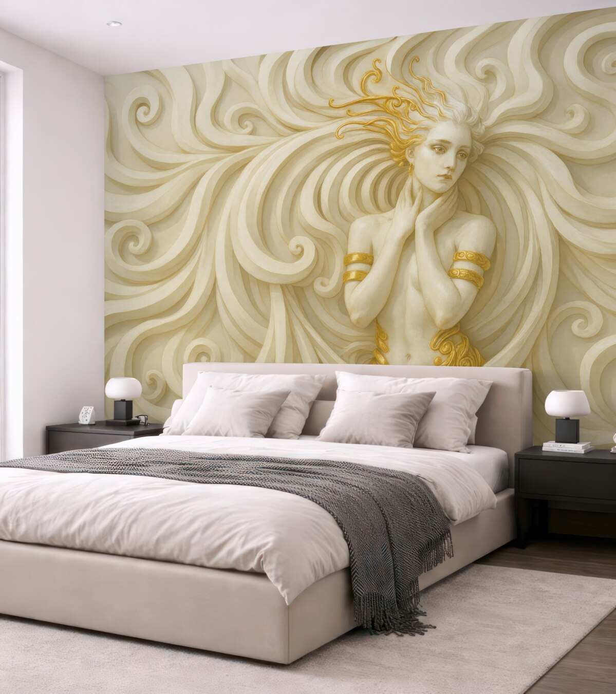 Fototapeta Błyszcząca bogini z marmuru.