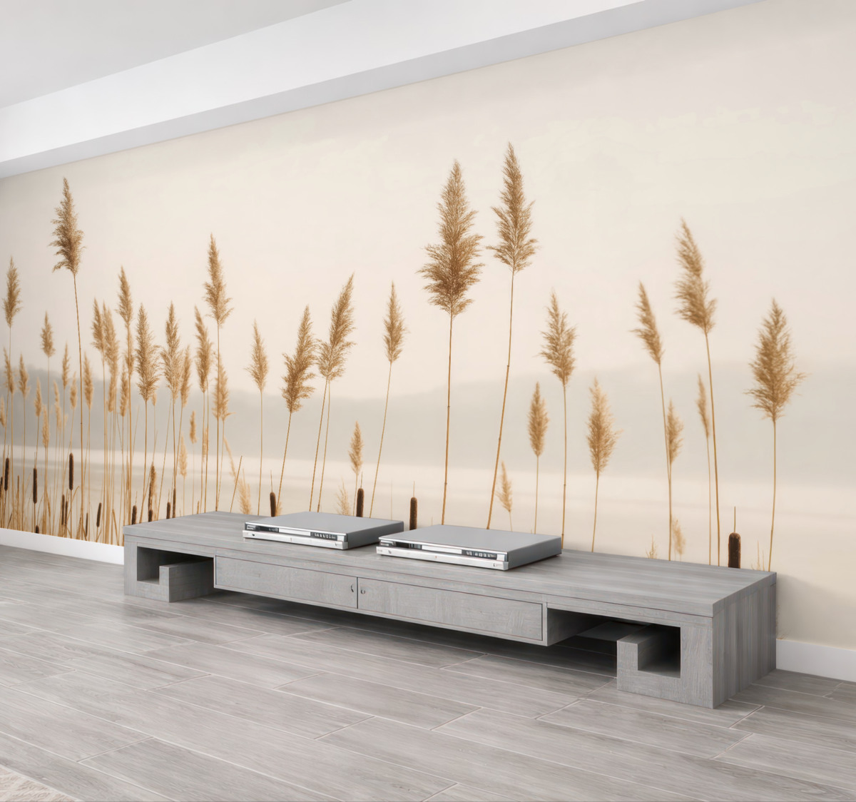 Fototapeta Trzciny oraz ożypałek.