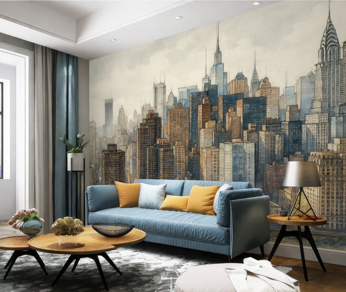 Fototapeta Drapacz chmur, kształtowanie przestrzeni.