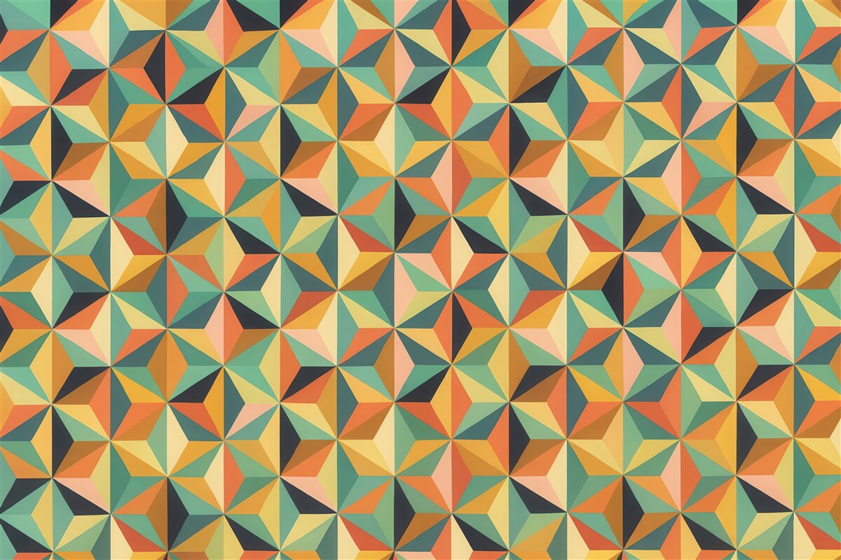 Fototapeta Wzory w stylu retro