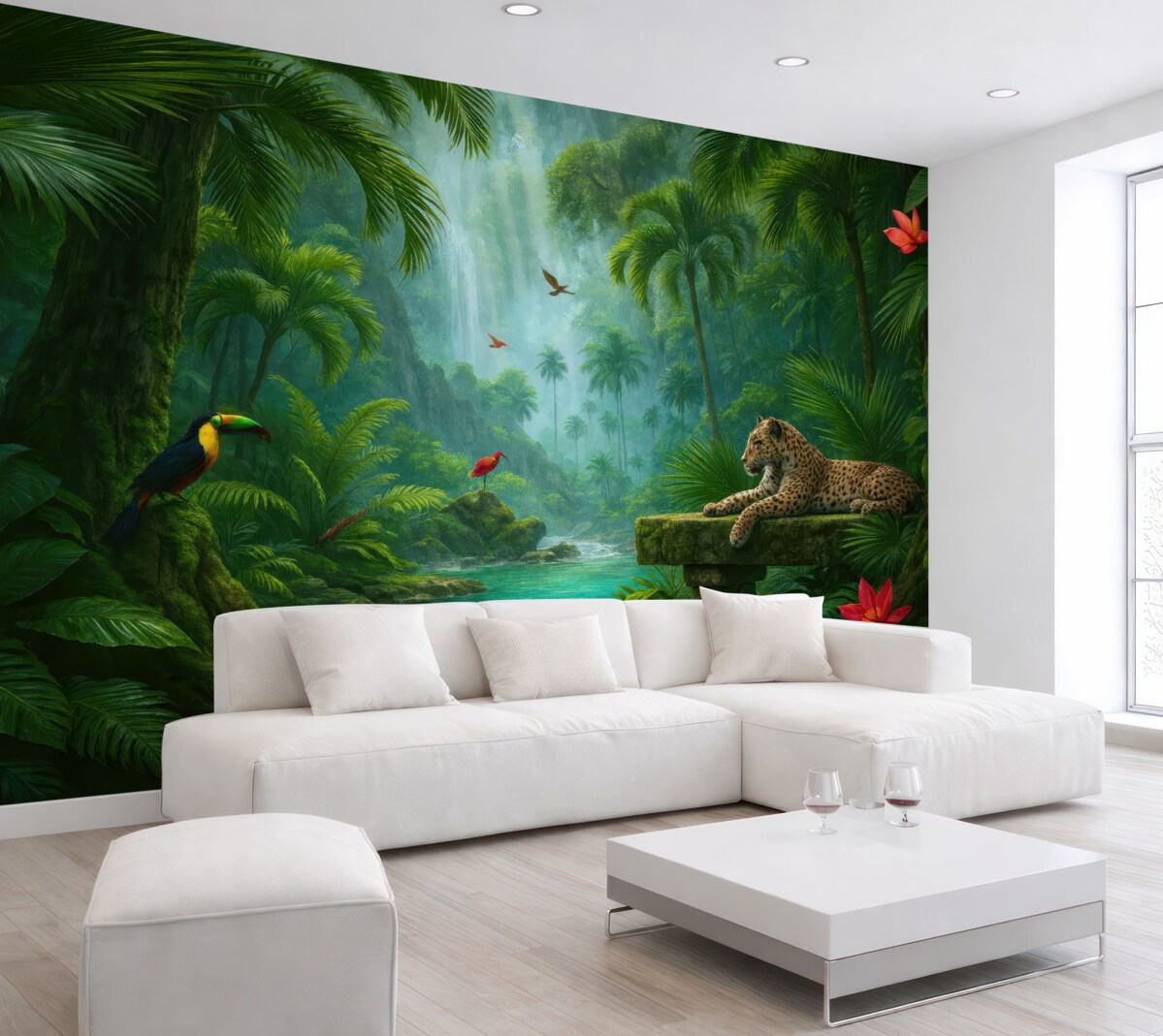 Fototapeta Roślina, skupisko roślin i zieleń.