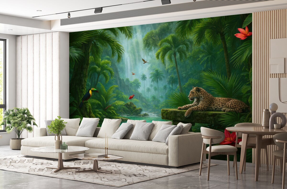 Fototapeta Roślina, skupisko roślin i zieleń.