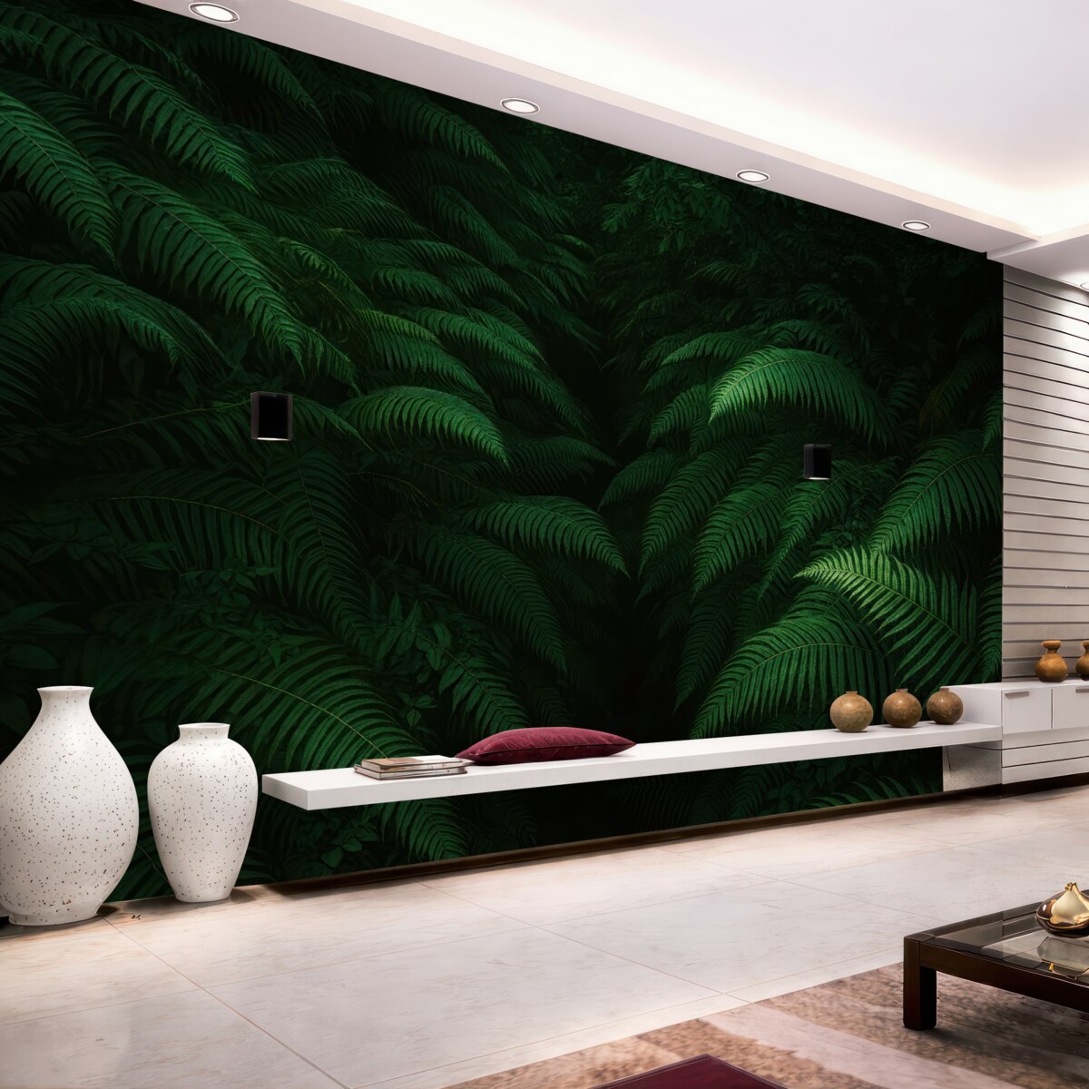 Fototapeta Zarośla fernów.