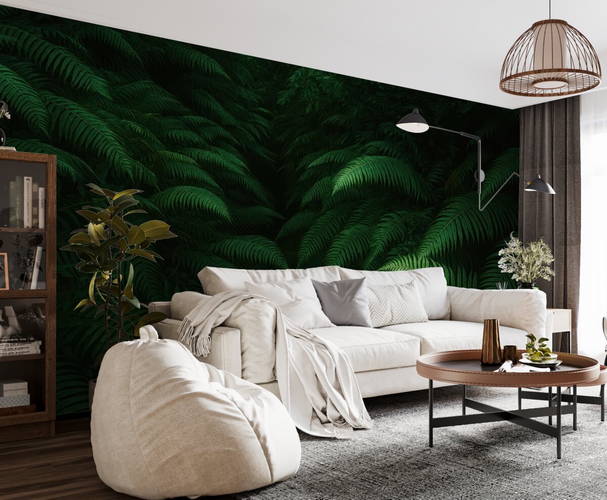 Fototapeta Zarośla fernów.