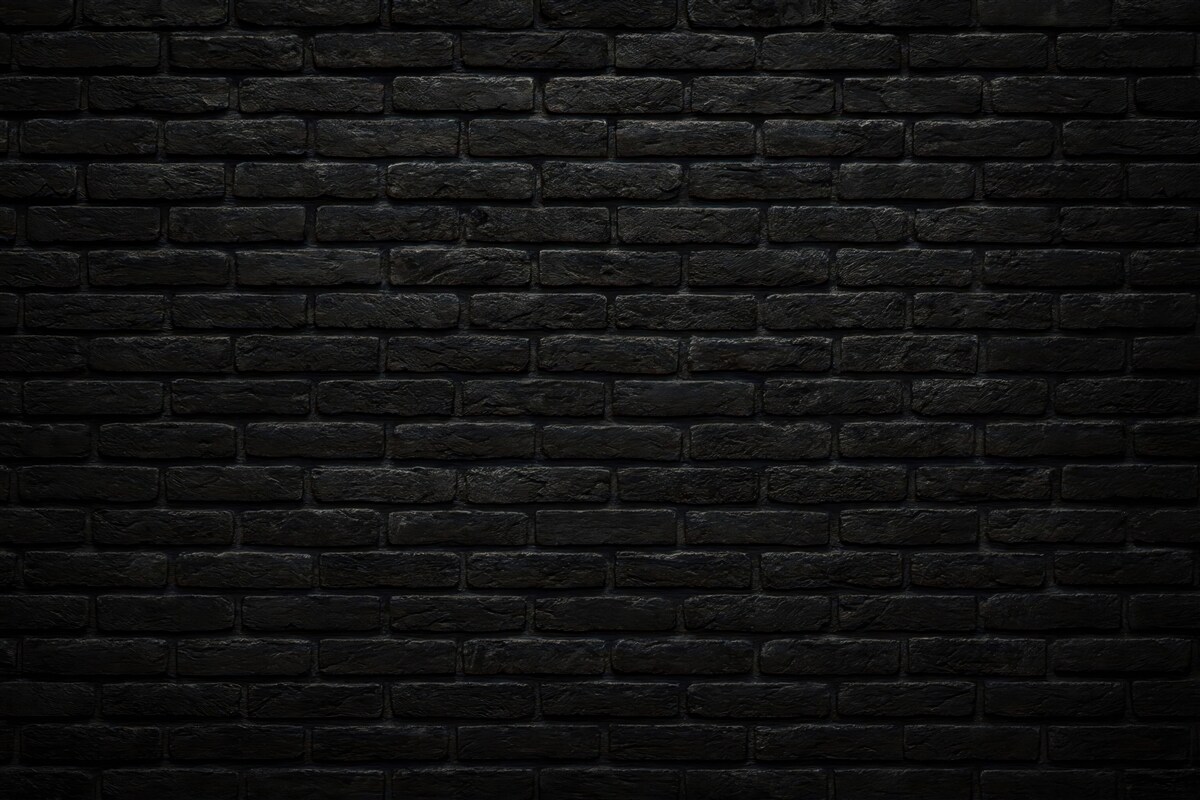 Fototapeta Tapeta w czarnej cegle.