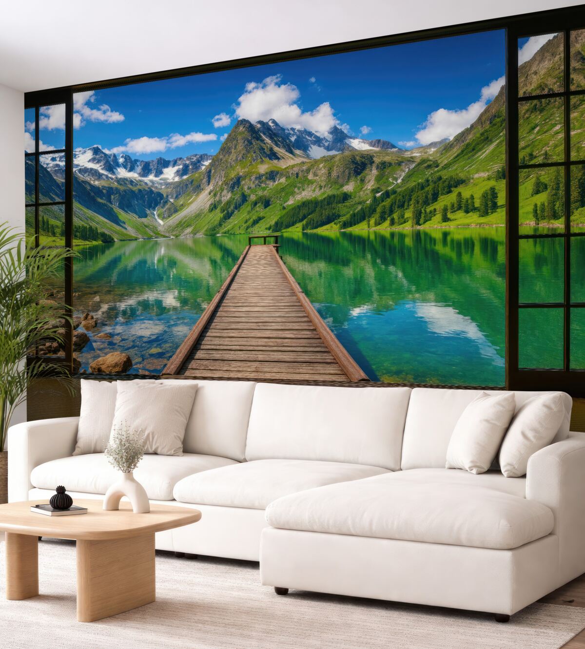 Fototapeta Nieboskrzydło, woda oraz obłok.