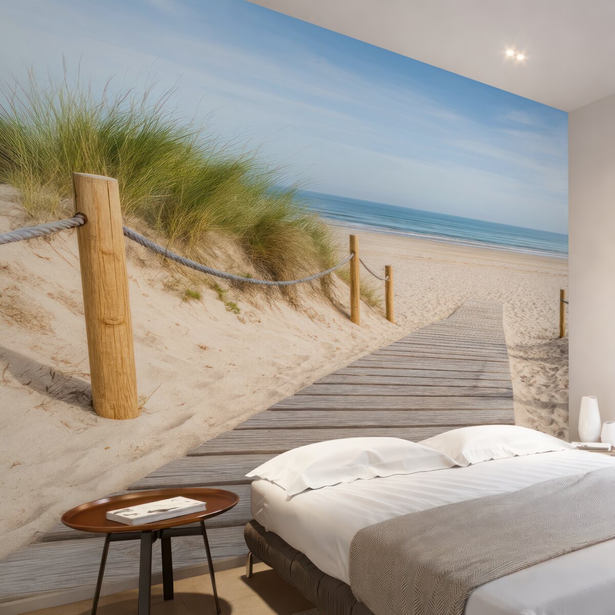 Fototapeta Droga do piaszczystego brzegu.