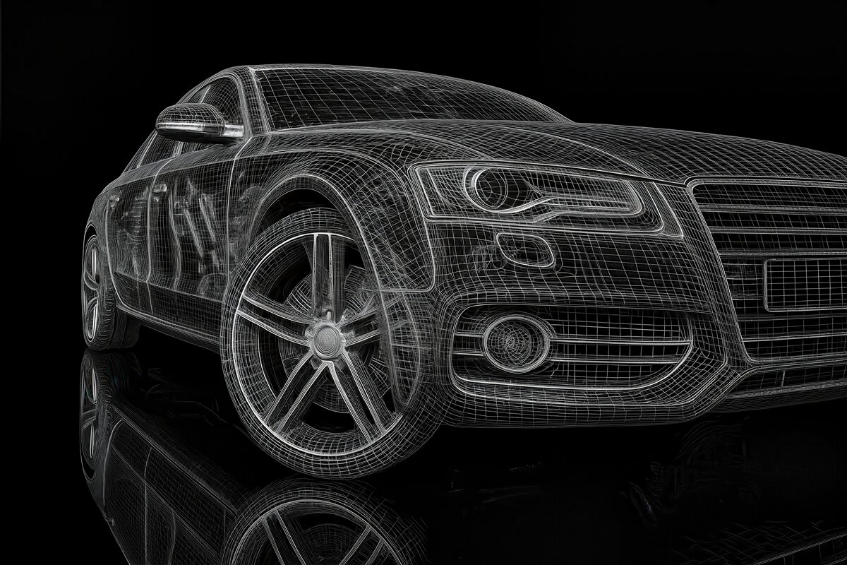 Fototapeta Model auta.