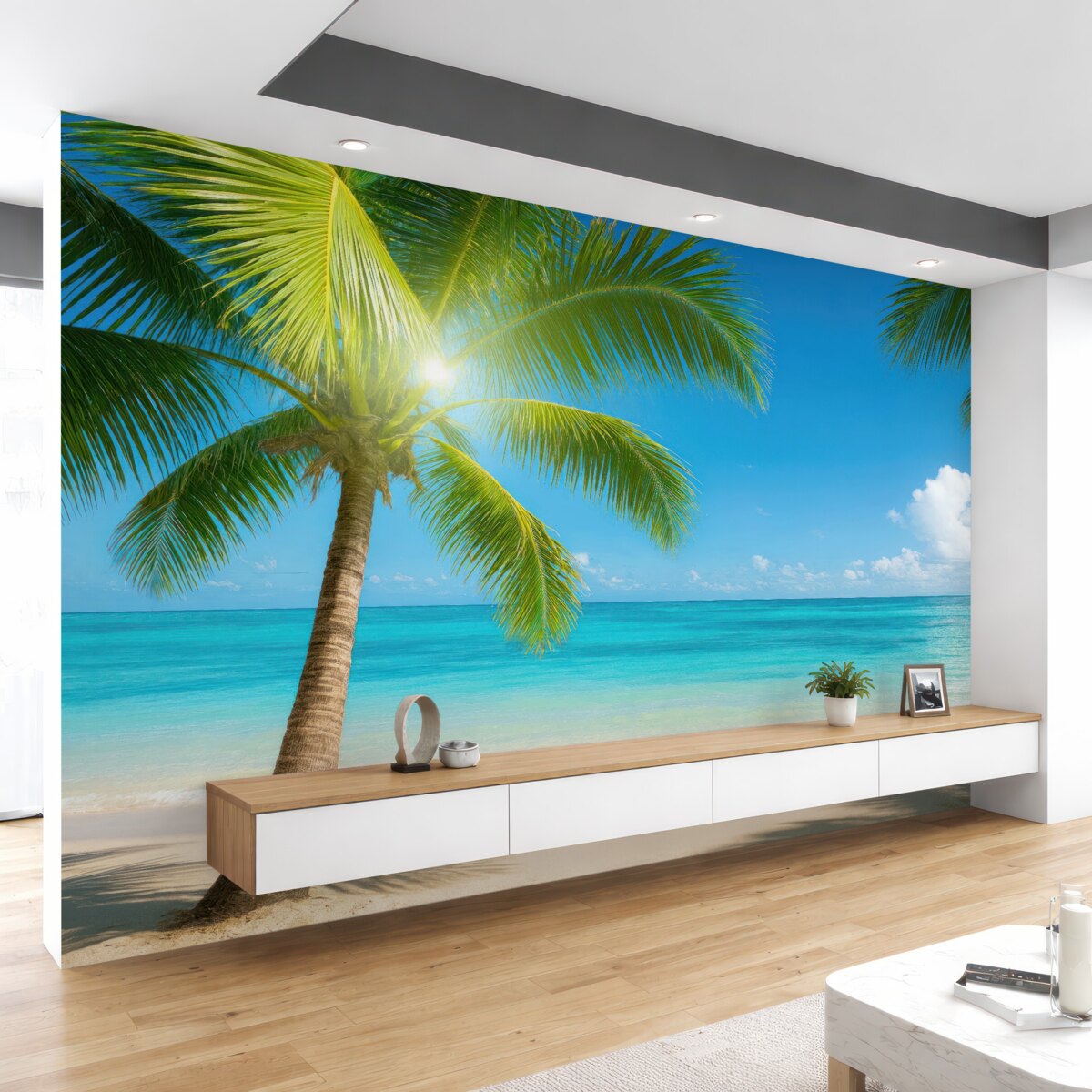 Fototapeta Woda, nieboskłon i obłok.