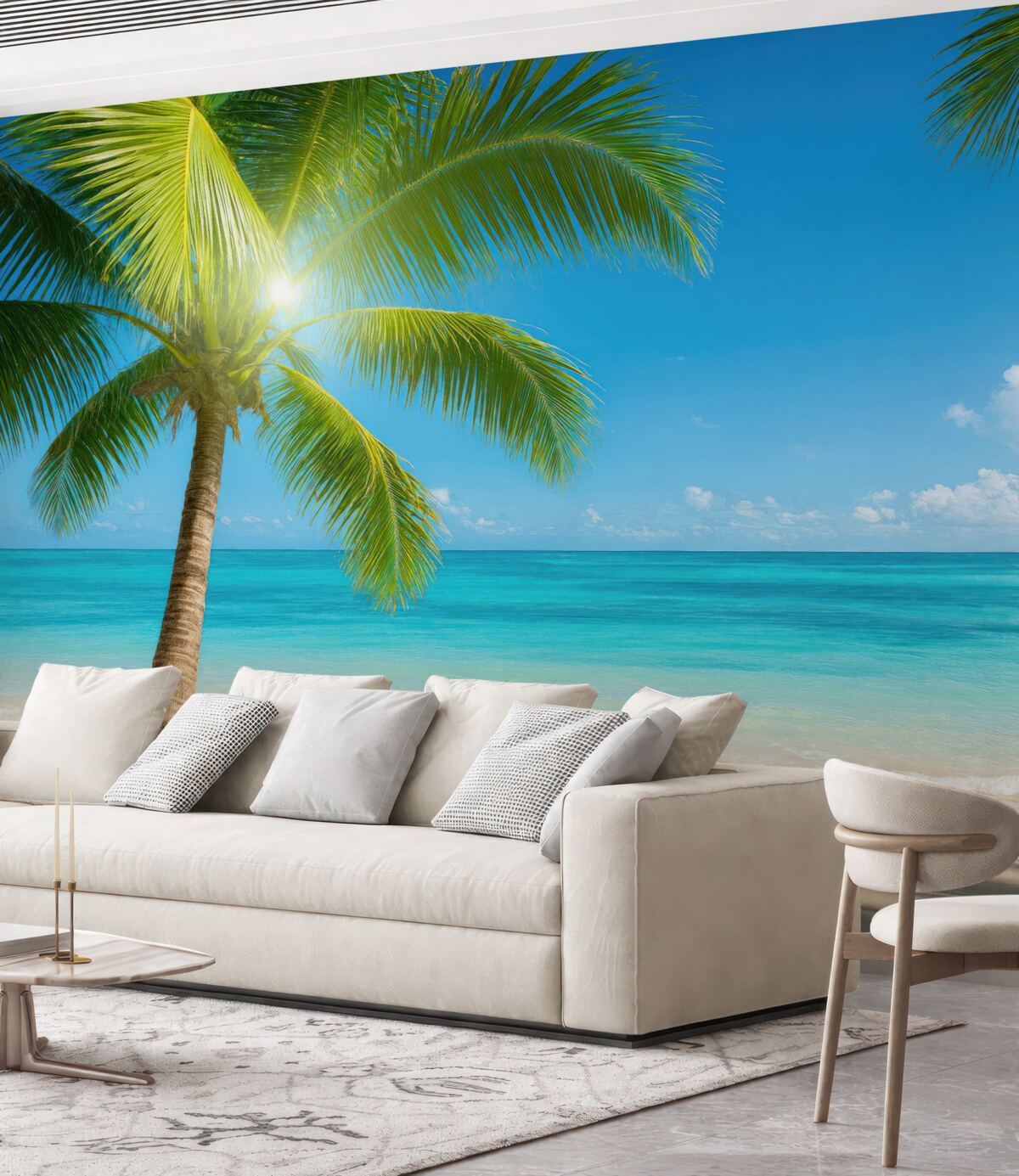 Fototapeta Woda, nieboskłon i obłok.