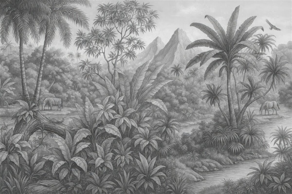 Fototapeta Monochromatyczne tropiki.