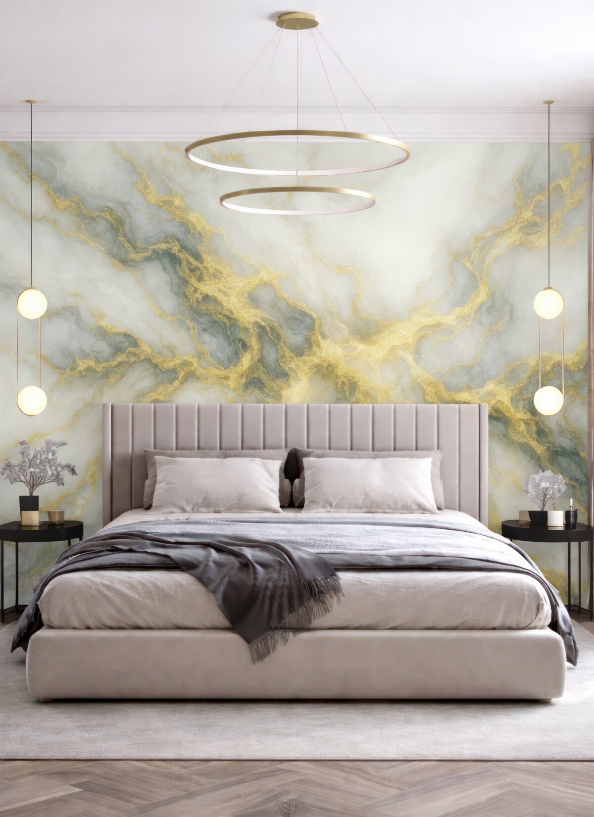 Fototapeta Marmur z odrobiną złota.