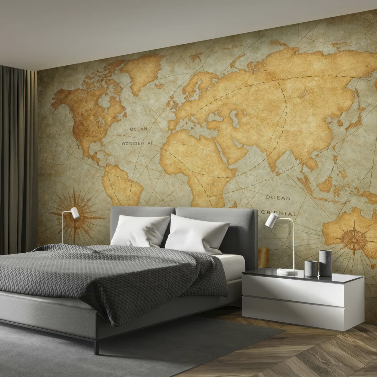 Fototapeta Stylowe liście grunge.