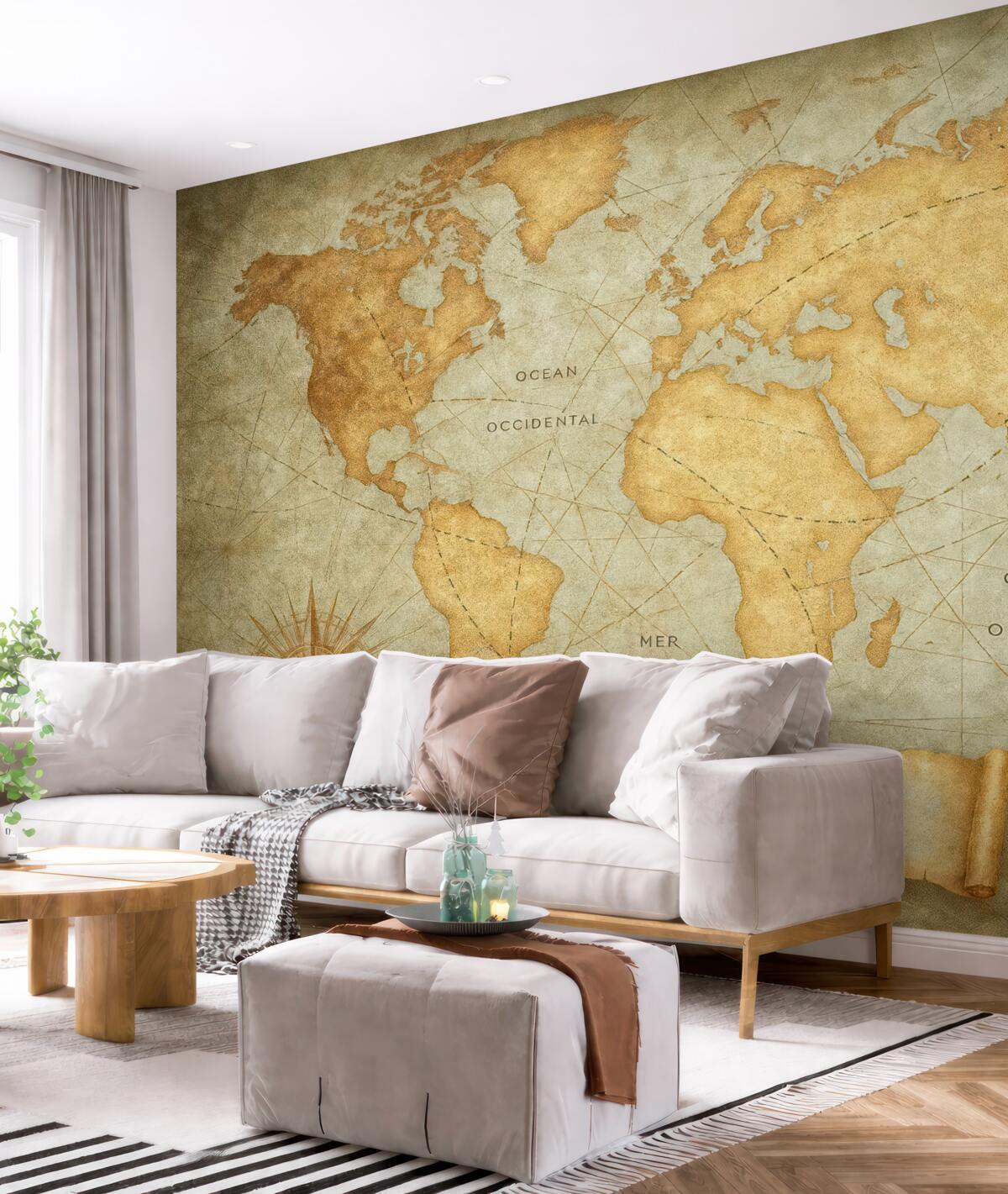 Fototapeta Stylowe liście grunge.