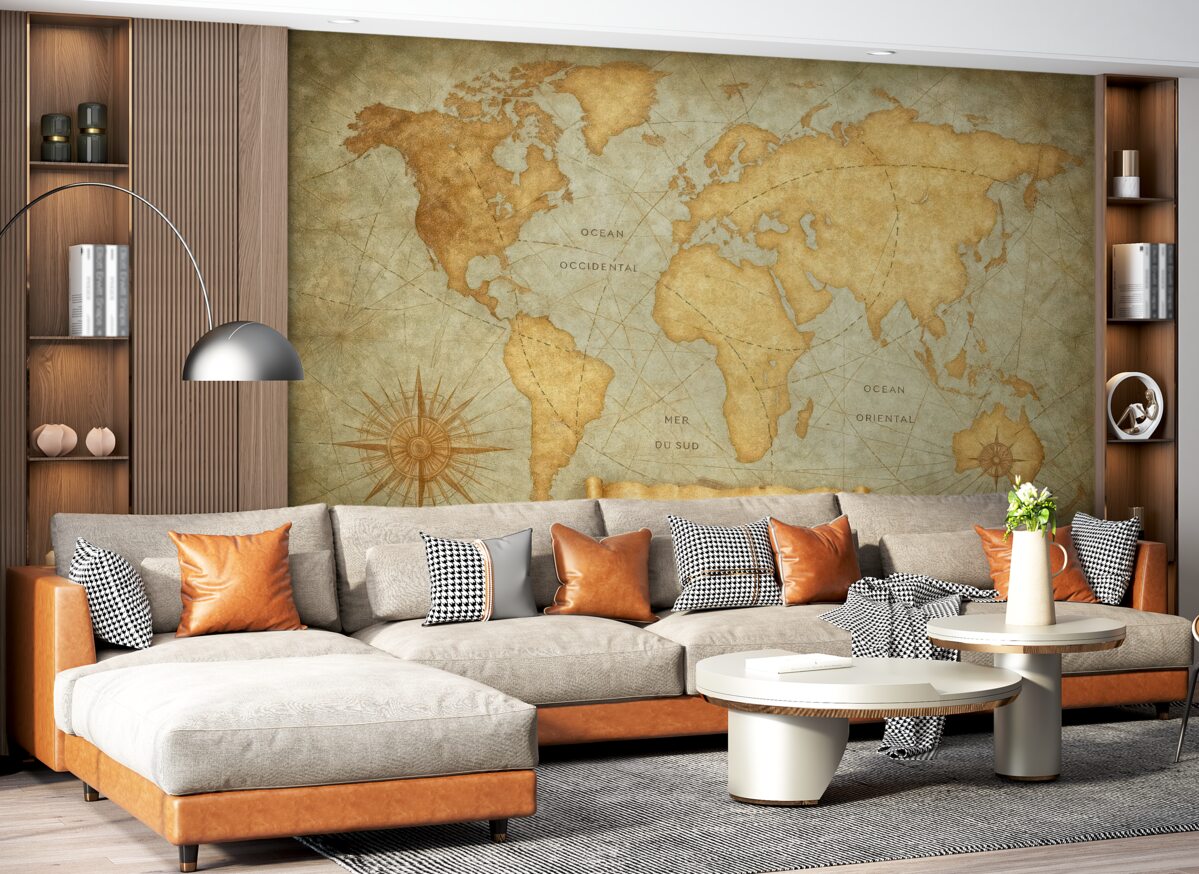 Fototapeta Stylowe liście grunge.