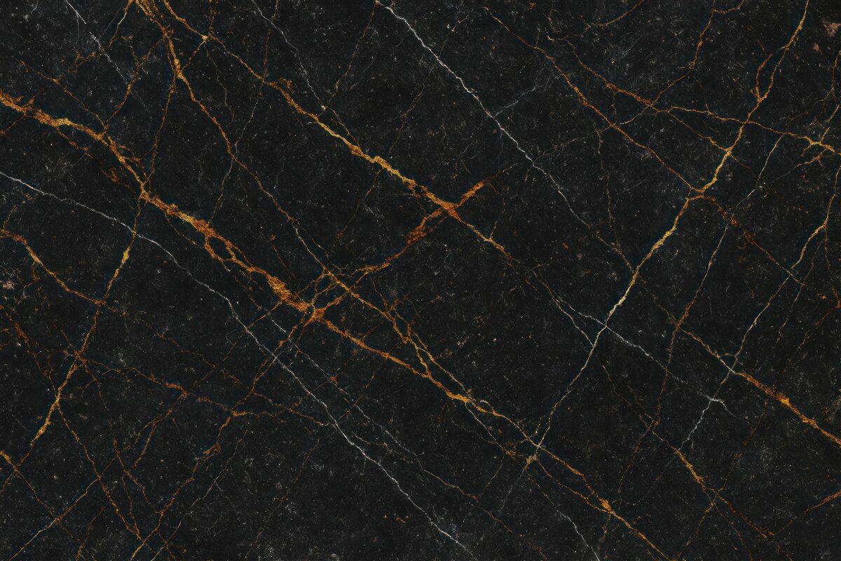 Fototapeta Czarny marmur z prążkami.